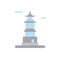 Navigational, lighthouse icon. Simple color vector elements of pharos icons for ui and ux, website or mobile application