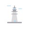 Navigational, lighthouse icon. Simple color vector elements of pharos icons for ui and ux, website or mobile application