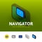 Navigator icon in different style