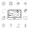 navigator screen icon. Detailed set of navigation icons. Premium graphic design. One of the collection icons for websites, web