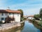 Naviglio Martesana in Lombardy, Italy