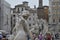Navona square details in Rome