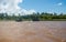 Navua River with Industrial Equipment