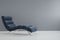 Navy blue chaise lounge