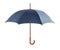 Navy blue open umbrella