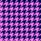 Navy blue and Pink Seamless houndstooth vector pattern