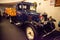 Navy Blue truck 1930 Chevrolet displayed at the Muscle Car City museum