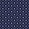 Navy Blue and White Celtic Cross Symbol Tile Pattern Repeat Back