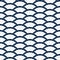 Navy blue and white geometric wave stone mosaic seamless pattern, vector background