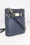 Navy Cross-Body Bag, Small Leather Shoulder Bag