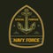 NAVY force colorful element vintage