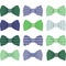Navy and Green Bow Tie Collection