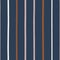 Navy, rush and blush colored irregular artistic stripe pattern