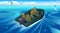 Navy seals on a mission on at sea. Soldiers on Military boat. Illustration isometric icons on isolated background