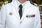 Navy white naval officer uniform french military sailor