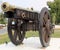 Nawab of Bahawalpur cannon on wheels for war, Castle cannon for defend. Ancient Gun Barrel of the castle. Antique cannons on gun c