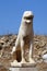 The Naxian Lions Terrace in the archaeological site of the island of Delos, Myconos, Cyclades