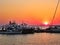 Naxos harbour at Sunset, Cyclades Greek Island, Greece