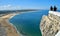 Nazare beach seen from Sitio viewpoint