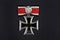 nazi german award - Iron Cross on black