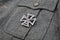 nazi german award Iron Cross on uniform