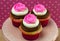 Neapolitan Cupcakes