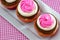 Neapolitan Cupcakes