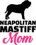 Neapolitan Mastiff mom silhouette