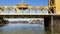 Near Approach To Sacramento Tower Bridge From Boat On River