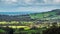 NEAR CHARD, SOMERSET/UK - MARCH 22 : Scenic View of the Undulating Countryside of Somerset on March 22, 2017.