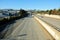 Near empty California freeway