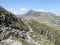 Nearing end of Crinkle Crags ridge walk