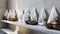 neatly folded fluffy towels in a closet within a lavish sports shower or spa pool, a minimalist modern composition that