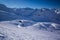 Nebelhorn mountain top in winter iconic scene