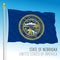 Nebraska federal state flag, United Statesof America