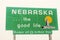 Nebraska Welcome Sign