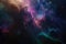 Nebula, galaxies and stars. Colorful universe and deep space. AI Generated