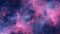 Nebula Pink and Midnight Indigo Abstract Pattern Design