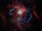 Nebula, science fiction background.