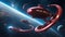 nebula serpent\\\'s interstellar marvel. ai generated