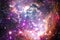 Nebulae and many stars in outer space. Elements of this image furnished by NASA