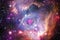 Nebulae and many stars in outer space. Elements of this image furnished by NASA