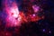 Nebulas, galaxies and stars in beautiful composition