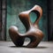 Nebulous Forms: A Bold Figuration Sculpture By Michel Irving Brown