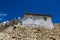 Nechung Village with Deser Landscape, Monastery in the Tibetan Influenced Mustang of Nepal