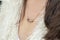 Neckline wearing agate beads stone tiny bracelet