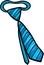 Necktie clip art cartoon illustration