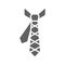Necktie, clothing, fashion, gray tie icon