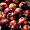 Nectarine fresh raw organic fruit