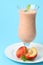 Nectarine milkshake